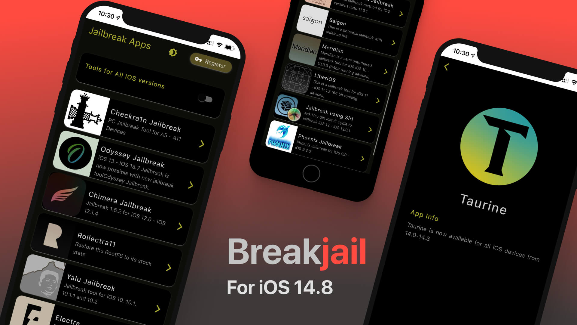 Breakjail - iOS 14.8 Jailbreak Tool Finder