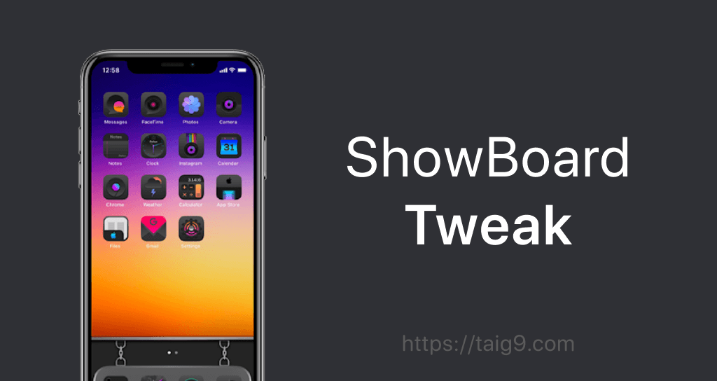 showboard ios 15.3 tweak
