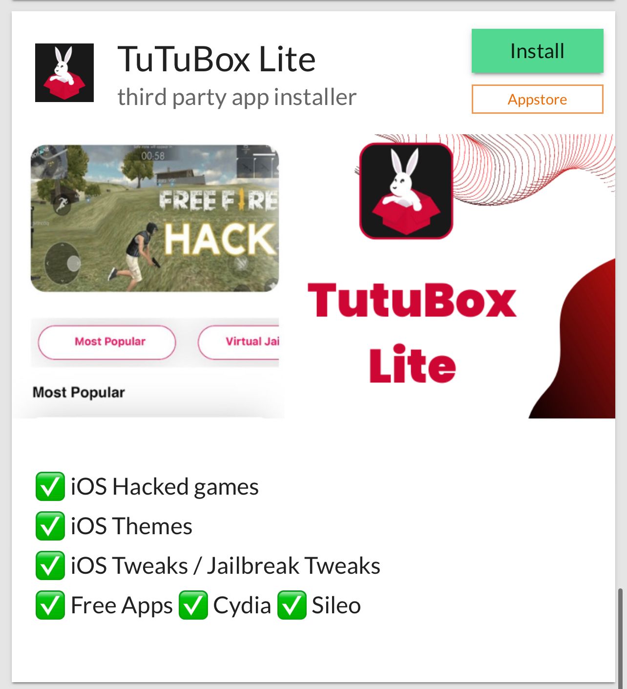Tutubox Lite for iOS 16.2