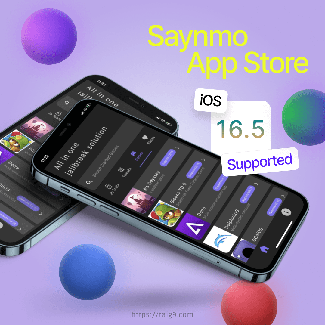 Saynmo iOS 16.5 Jailbreak Apps Store
