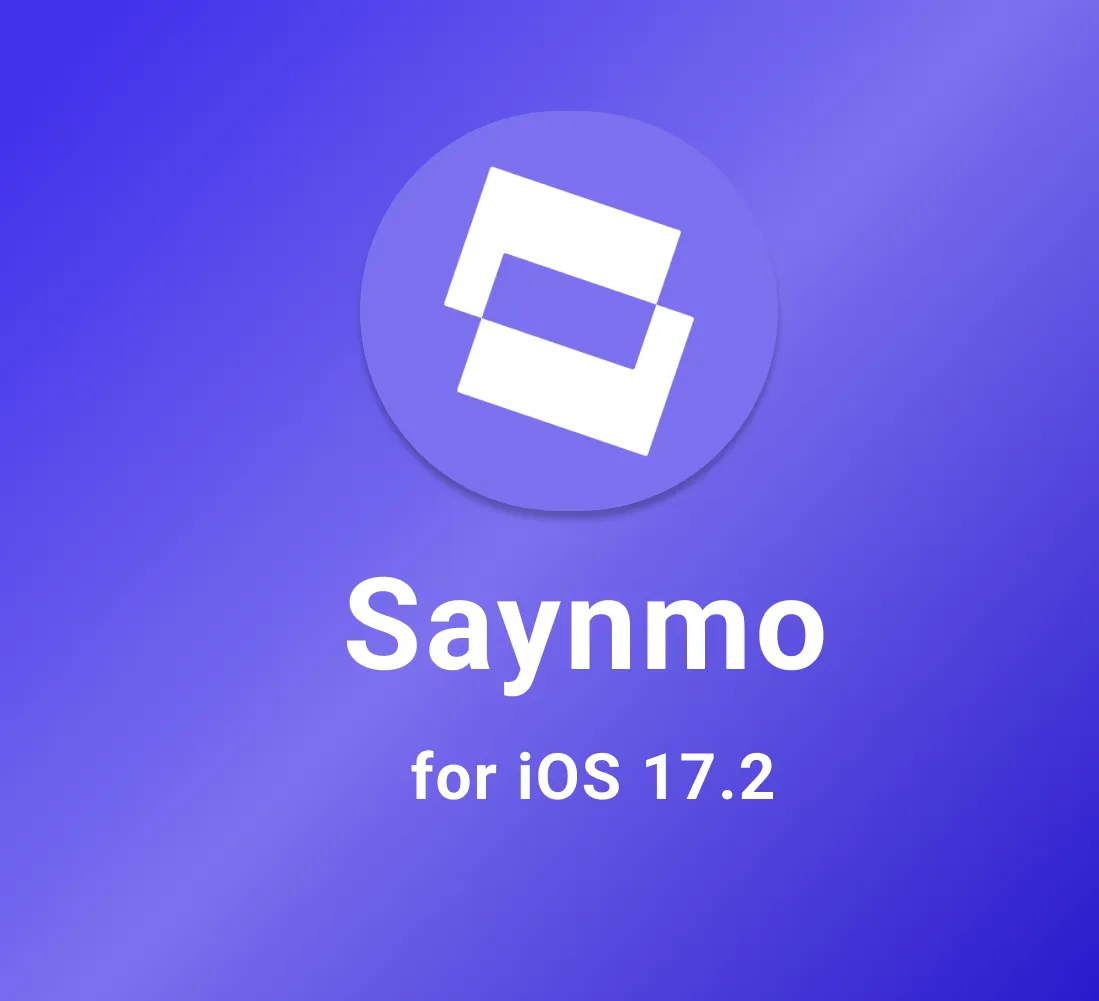 Saynmo for iOS 17.2