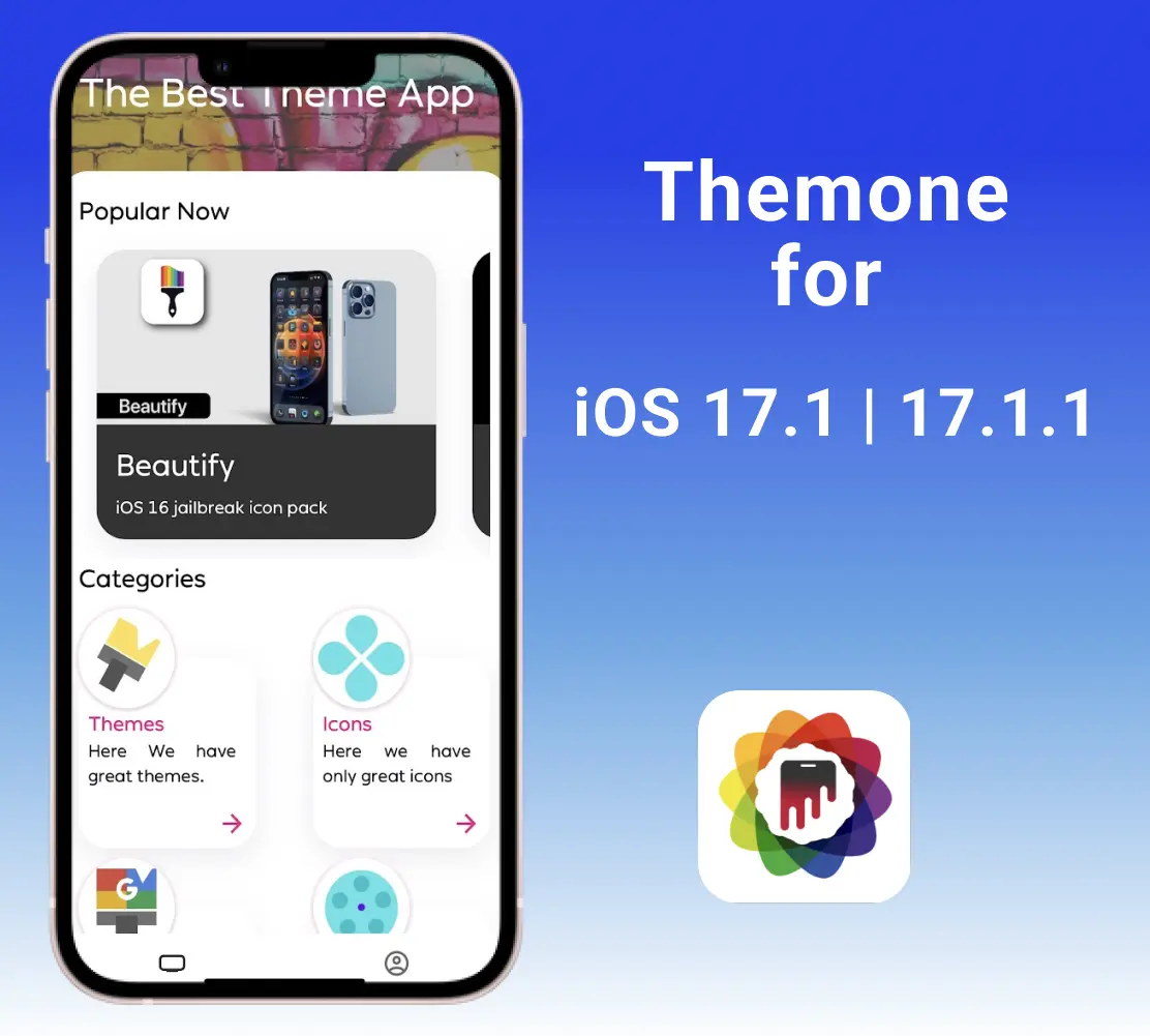 Themone for iOS 17.1 Image