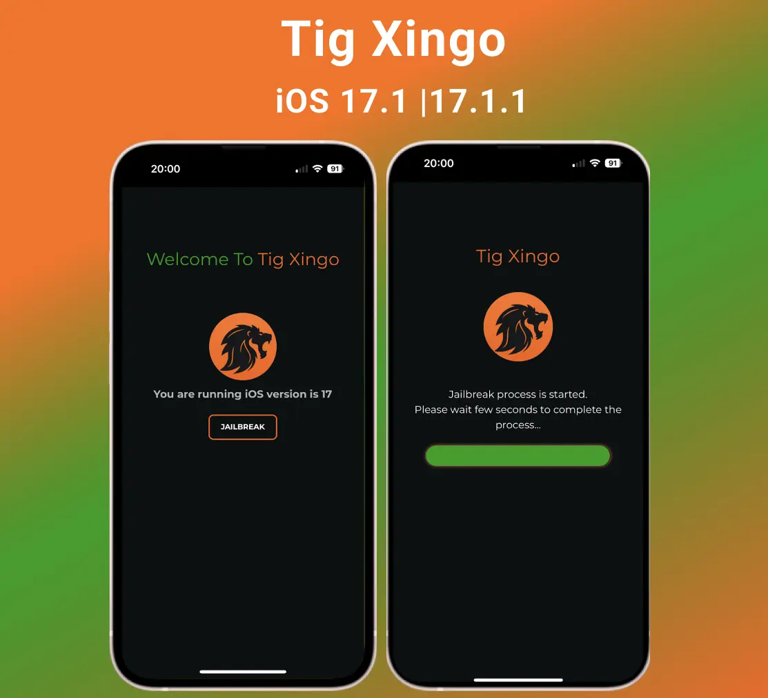 Tig Xingo Jailbreak for iOS 17.1 Image